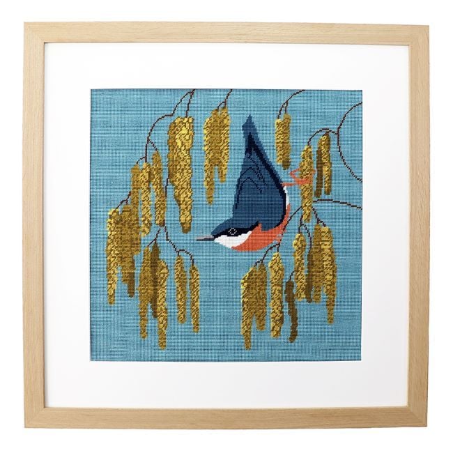 Nuthatch Bird Tapestry Kit
