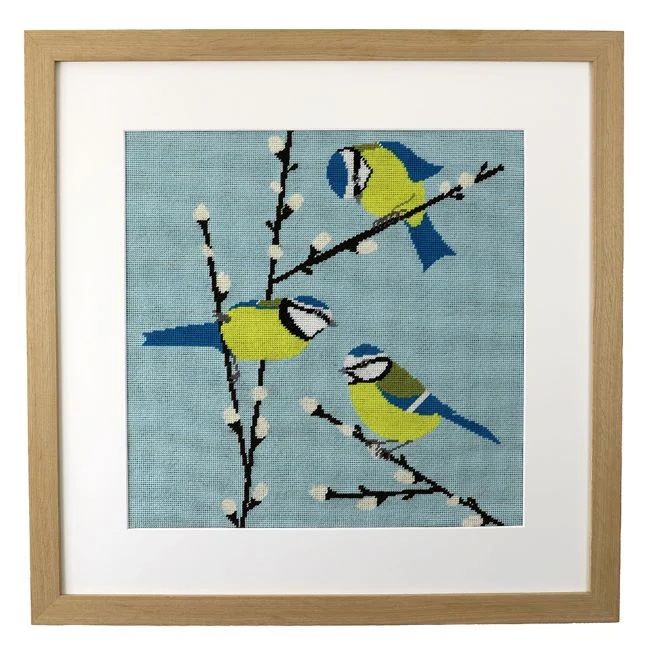 Blue Tits Bird Tapestry Kit