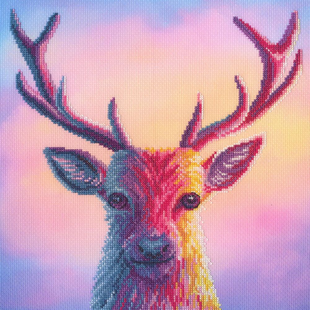 Poise Deer Cross Stitch