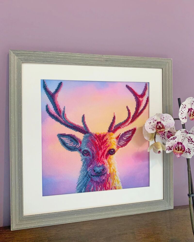 Poise Deer Cross Stitch