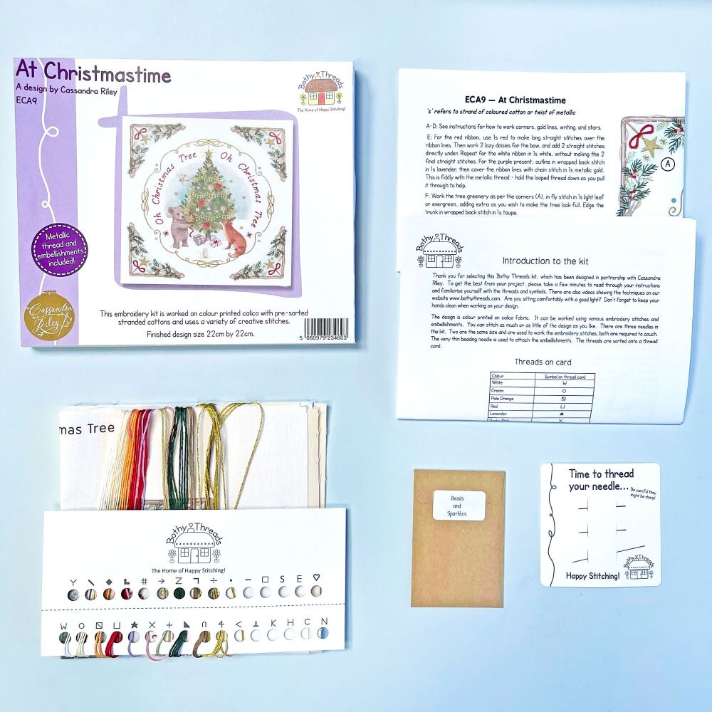 At Christmastime Embroidery - Bothy Threads