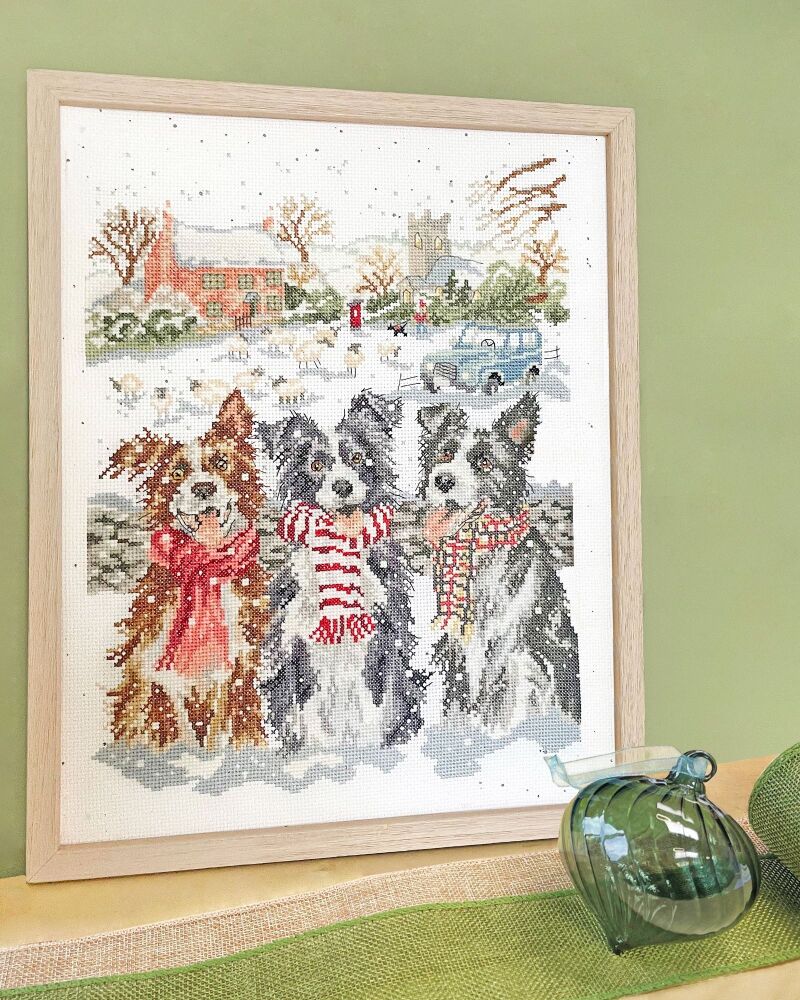 While Shepherds Watched cross stitch - Hannah Dale