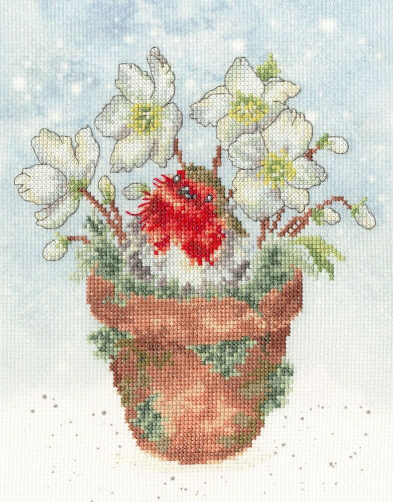 Season's Tweetings cross stitch - Hannah Dale