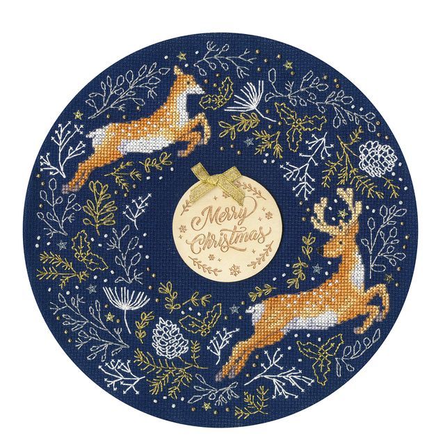 Woodland Wreath Cross Stitch - Bothy Threads