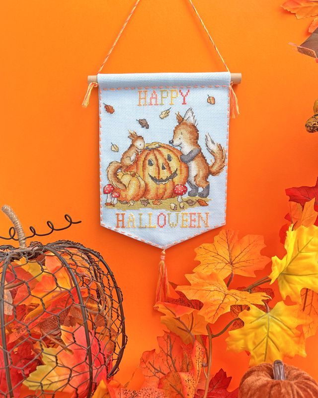 Happy Halloween Cross Stitch