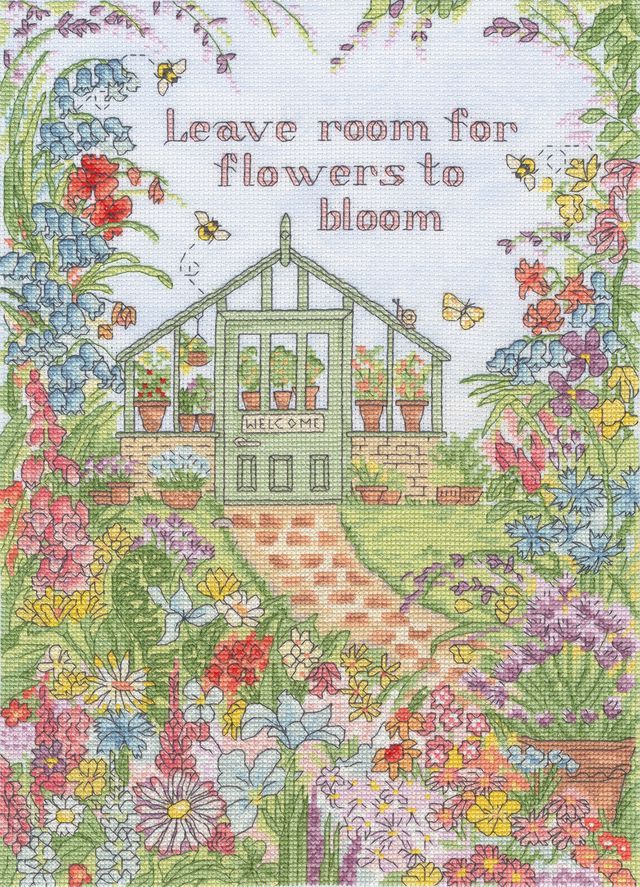 Flowers in Bloom - Amanda Loverseed Cross Stitch
