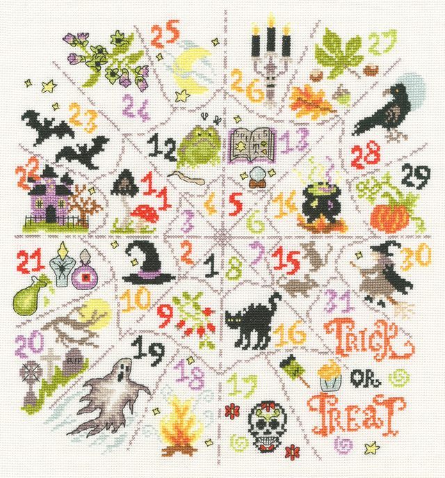 Countdown to Halloween Cross Stitch
