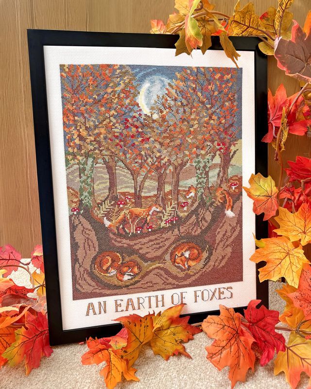 An Earth of Foxes - Driftwood Designs Cross Stitch