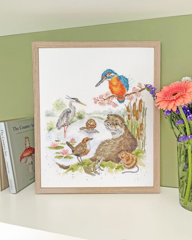 The Water's Edge cross stitch - Hannah Dale