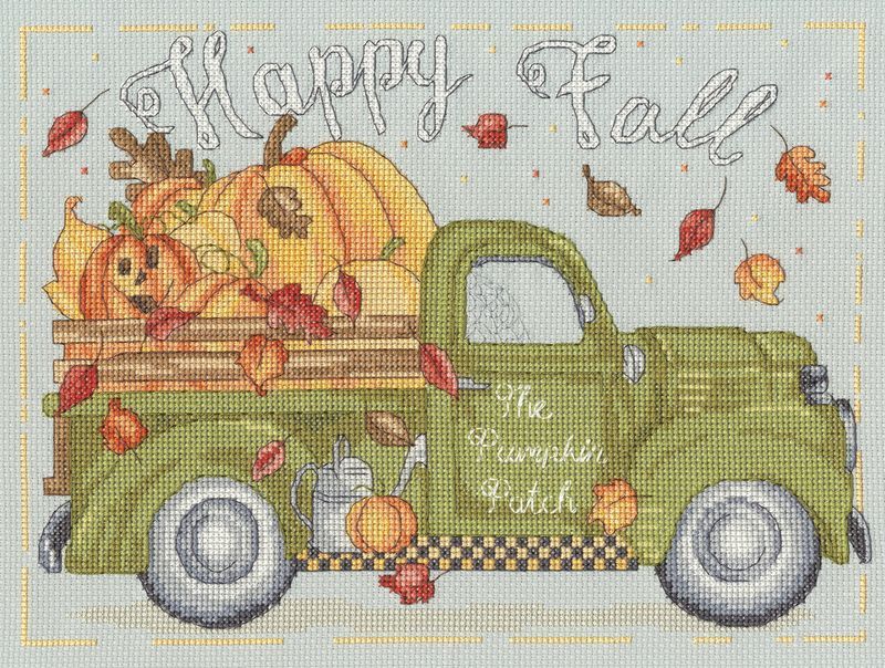 The Pumpkin Patch Halloween Cross Stitch