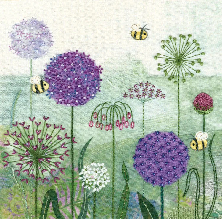 Alliums Embroidery - Beaks and Bobbins