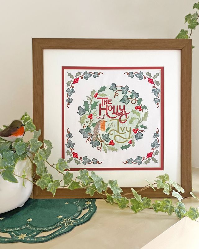 Festive Foliage Embroidery - Bothy Threads