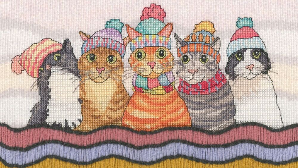 A Cosy Chowder - Cat Cross Stitch