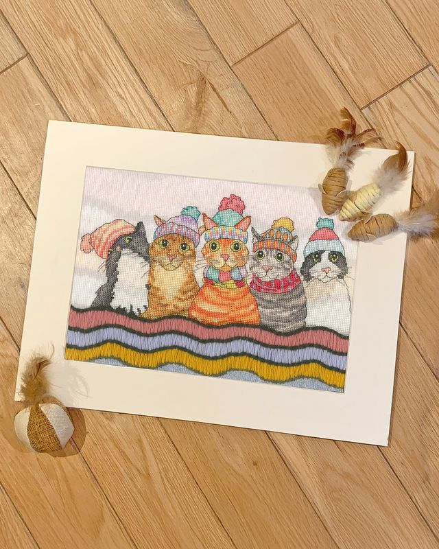 A Cosy Chowder - Cat Cross Stitch