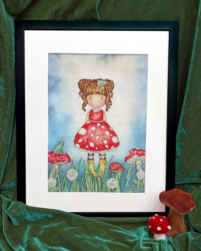Little Mushroom - Gorjuss Cross Stitch