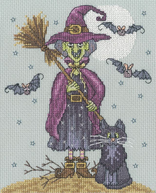 All Hallows' Magic - Halloween Cross Stitch