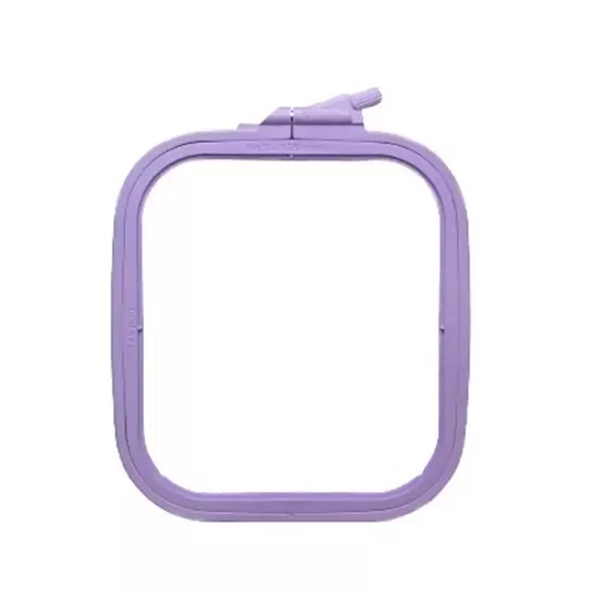 Nurge Medium Rectangular Cross Stitch Hoop  7" x 6.5" (145 x 165mm) Lilac