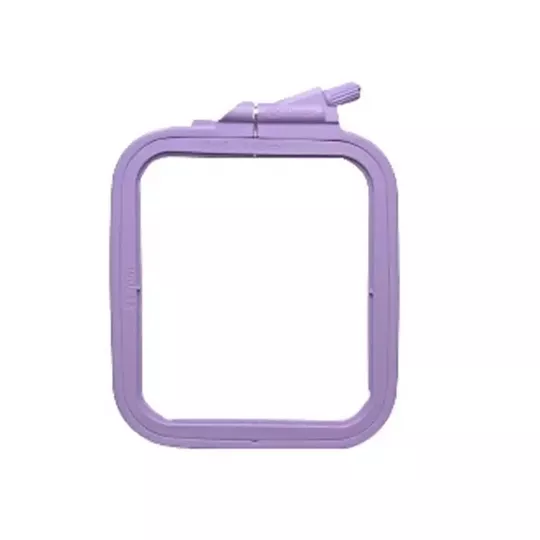Nurge Small Rectangular Cross Stitch Hoop 4.3" x 3.75" (110 x 95mm) Lilac