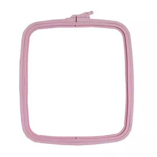 Nurge Extra Large Rectangular Cross Stitch Hoop 11" x 10" (280 x 250mm) Pink