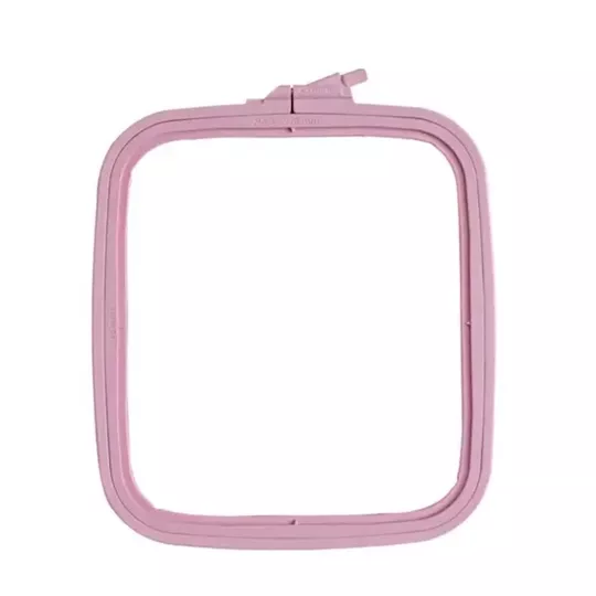 Nurge Large Rectangular Cross Stitch Hoop  8" x 9" (195 x 220mm) Pink