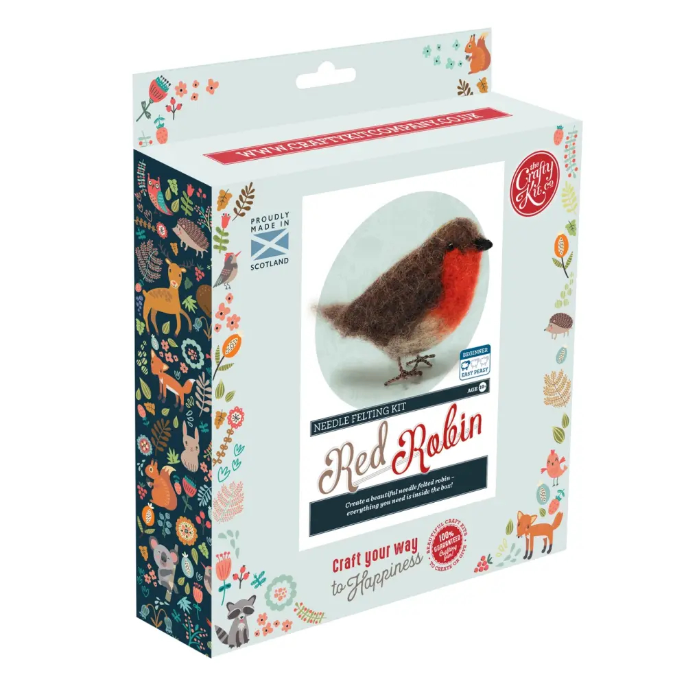 Red Robin Bird Needle Felting Kit