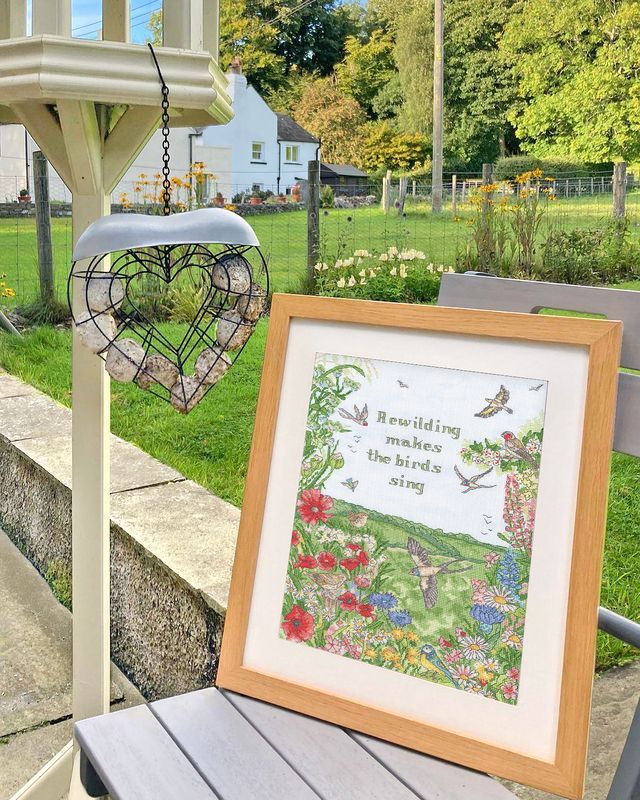 Rewild And Sing - Amanda Loverseed Cross Stitch