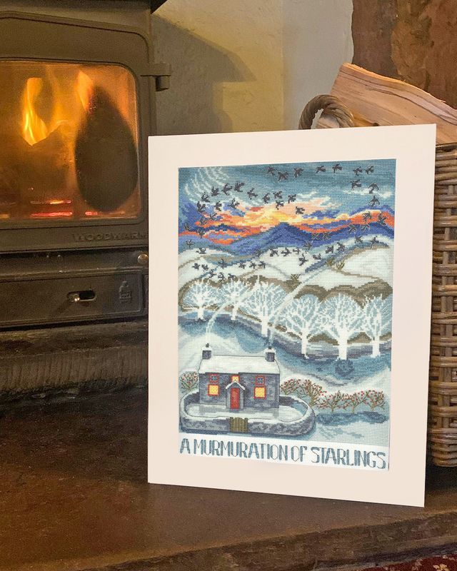 A Murmuration of Starlings - Driftwood Designs Cross Stitch