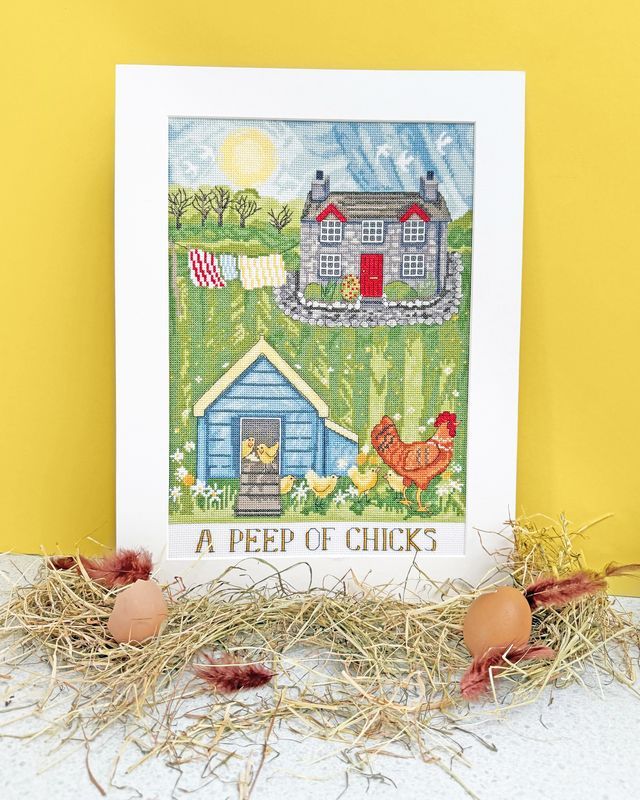 A Peep Of Chicks - Driftwood Designs Cross Stitch