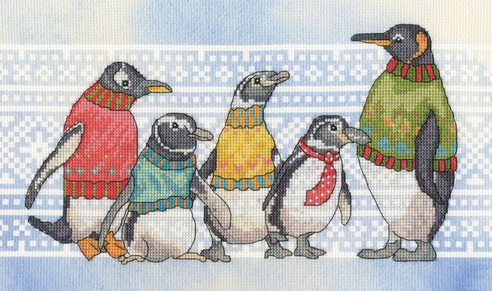A Woolly Waddle - Penguin Cross Stitch