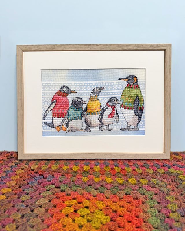 A Woolly Waddle - Penguin Cross Stitch