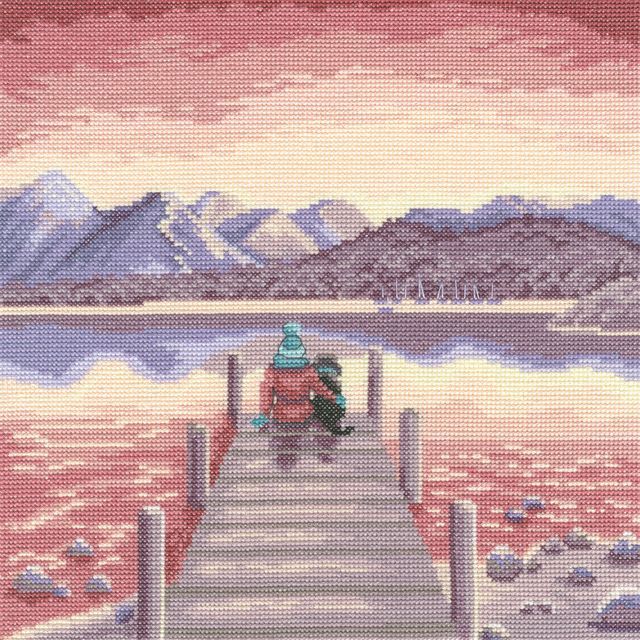 A Pawfect Place By The Water - Lucy Pittaway Cross Stitch