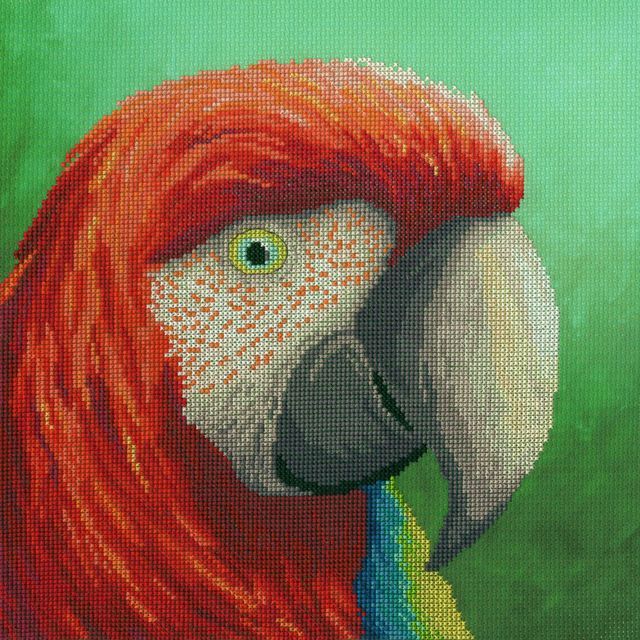 Vision - Parrot Cross Stitch