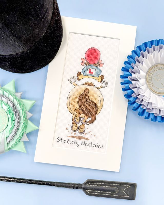 Steady Neddie! - Thelwell Cross Stitch