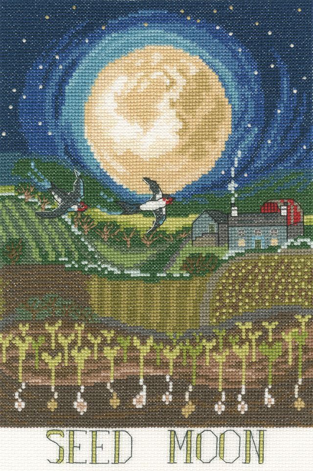 Seed Moon - Driftwood Designs Cross Stitch