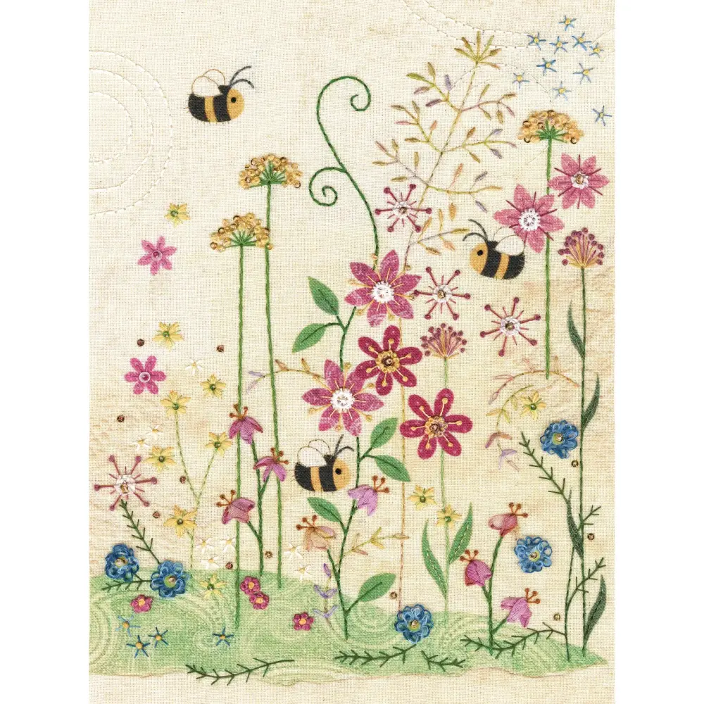 Bee Meadow Embroidery - Beaks and Bobbins