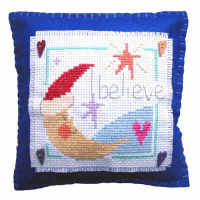 Believe Cushion Cross Stitch