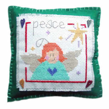 Peace Cushion Cross Stitch