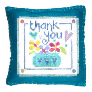 Thankyou - Cross Stitch Cushion Kit