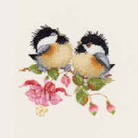 Fuchsia Chick-Chat - Valerie Pfeiffer Chickadee