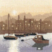 Harbour Lights - Sepia Cross Stitch