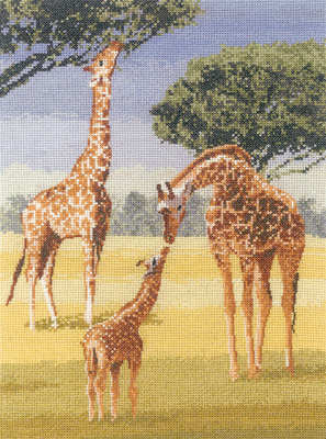 Giraffes - John Clayton Cross Stitch