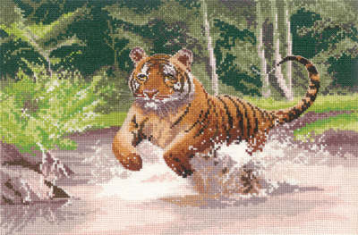 Tiger - John Clayton Cross Stitch