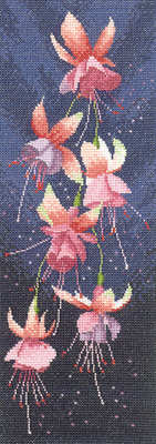 Fuchsia Floral Panel - John Clayton