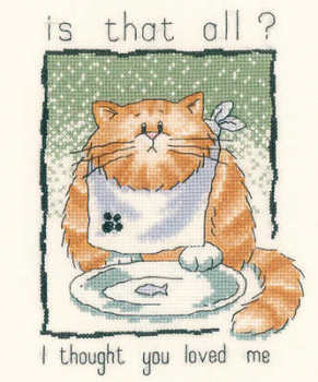 Is That All ? - Peter Underhill Cat Cross Stitch