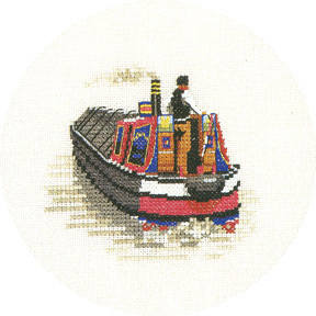 Traditional Narrow Boat - Heritage Crafts Cross Stitch