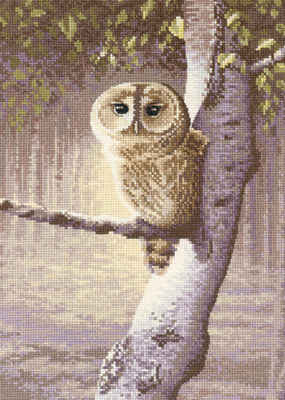 Warwick Higgs Cross Stitch - Night Watchman Owl