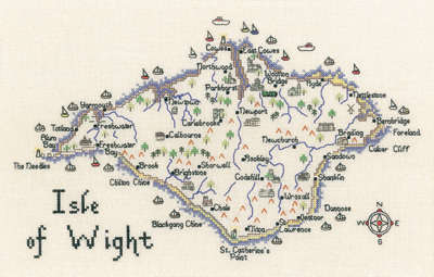 Isle of Wight Cross Stitch CHART ONLY
