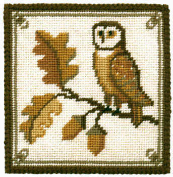 Parham Owl Small Tapestry Kit