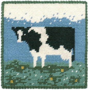 Small Tapestry Kit - Cow 