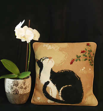 Oriental Cat Tapestry Kit